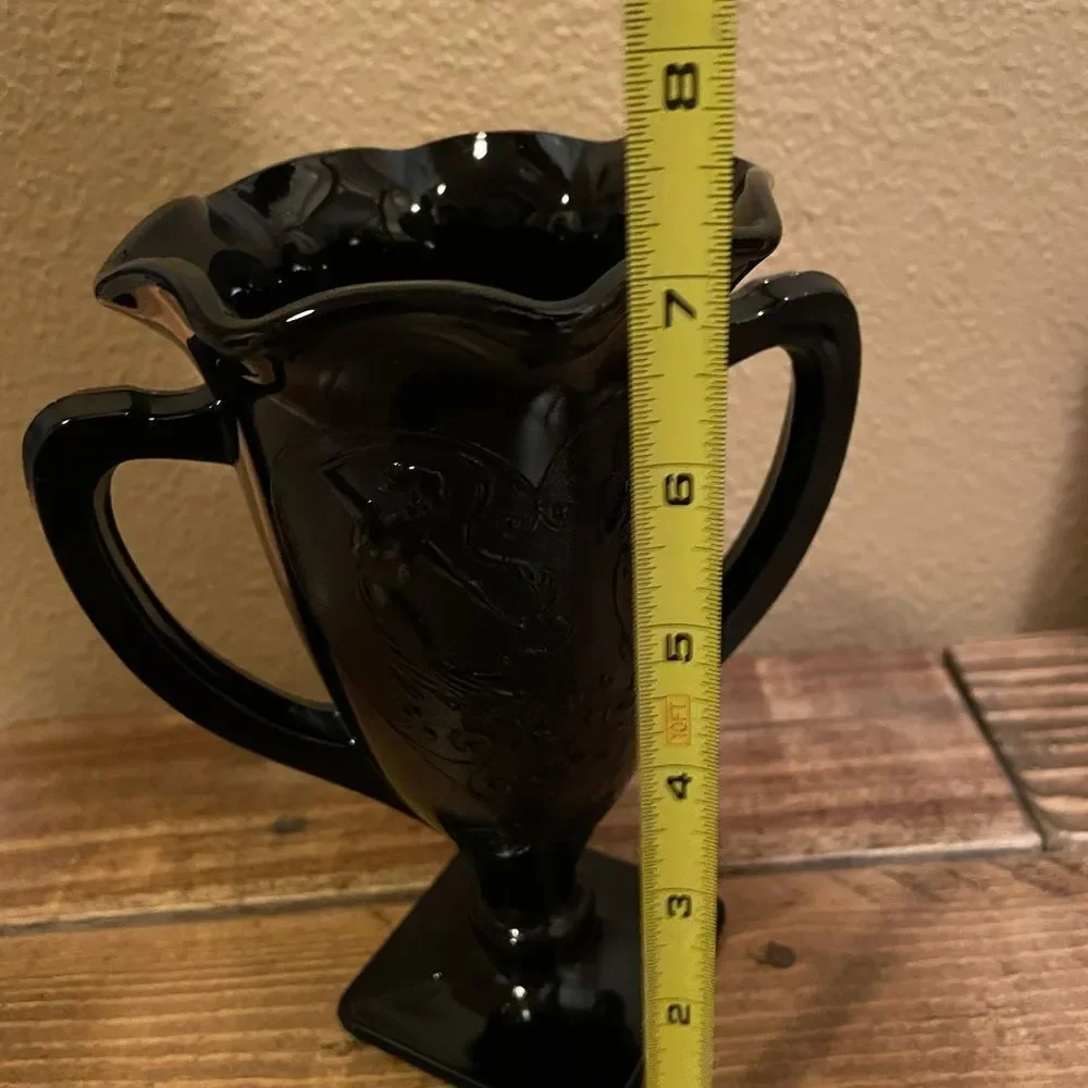 LE Smith 1930’s Dancing Nymph’s Amethyst Vase